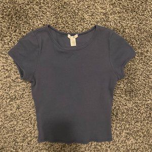 Bozzolo Women's Gray Crop Top